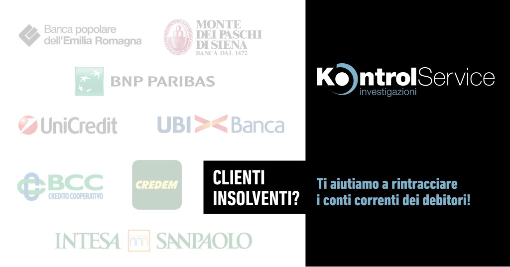 rintraccio conto corrente